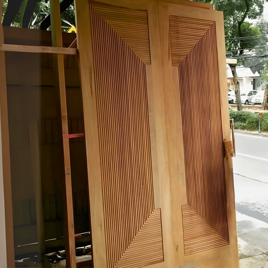 kayu double solid model klasik kayu kamper samarinda