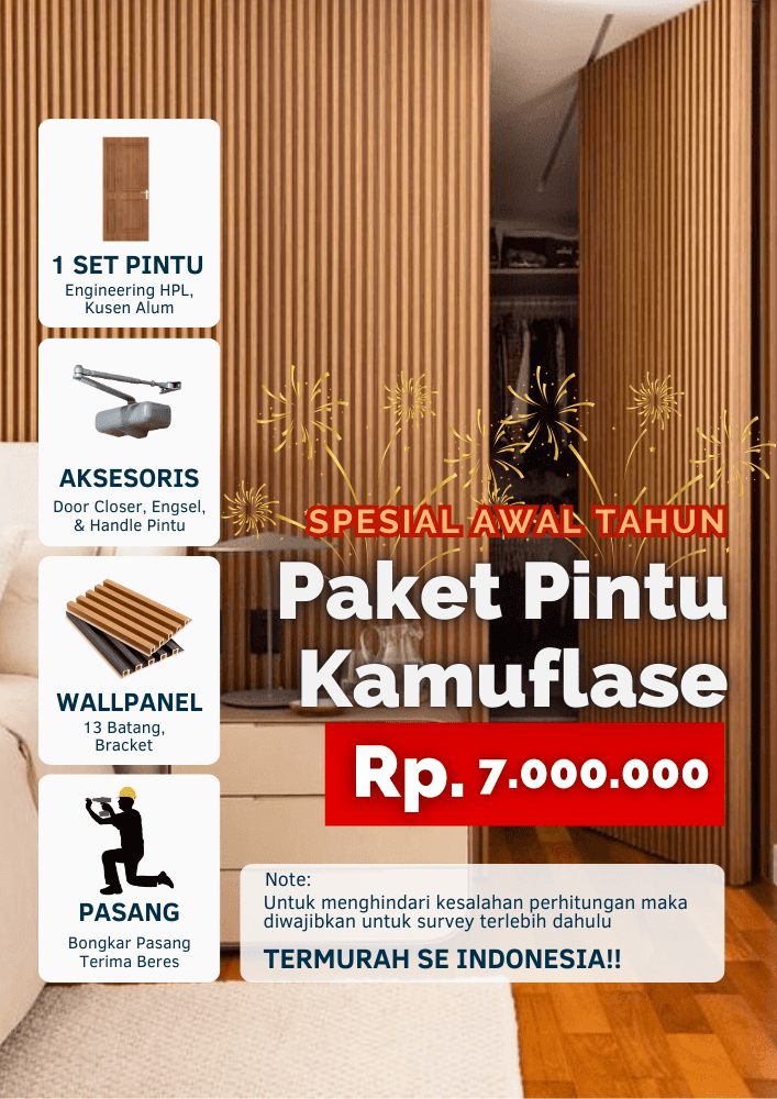 Promo pintu kamuflase