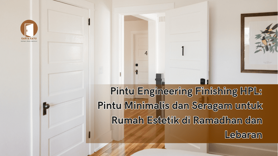 Pintu Engineering Finishing HPL: Pintu Minimalis dan Seragam untuk Rumah Estetik di Ramadhan dan Lebaran