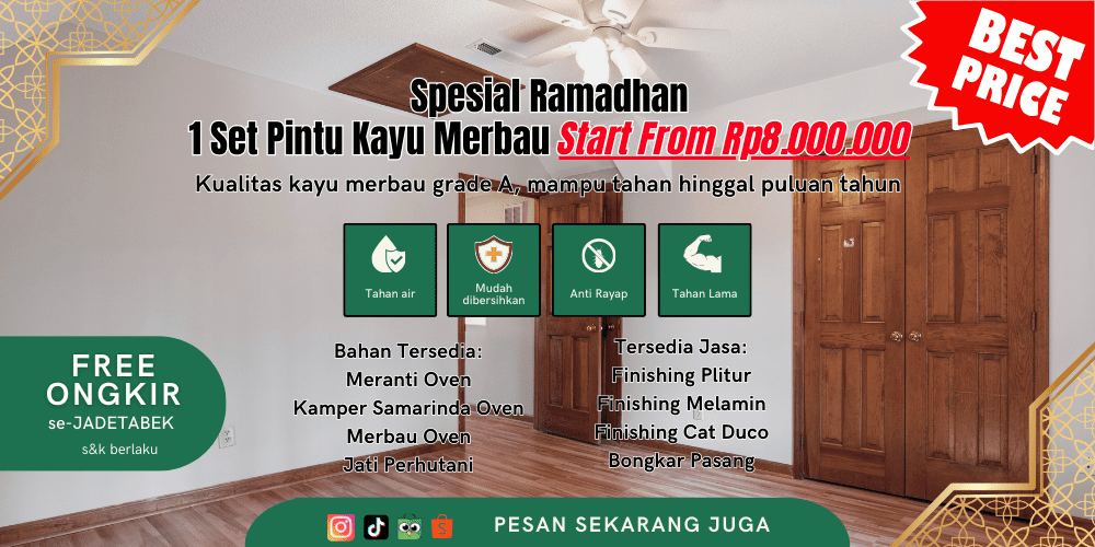 Promo Pintu Merbau